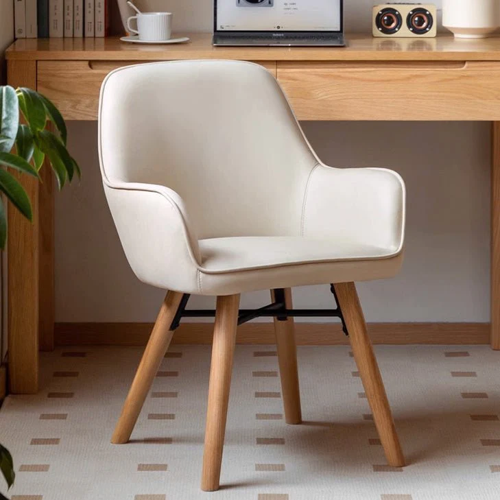 Seesen Silicone Leather Swivel Chair - Image 4