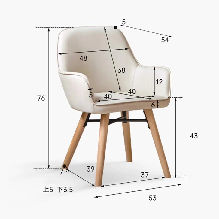 Seesen Silicone Leather Swivel Chair - Image 7