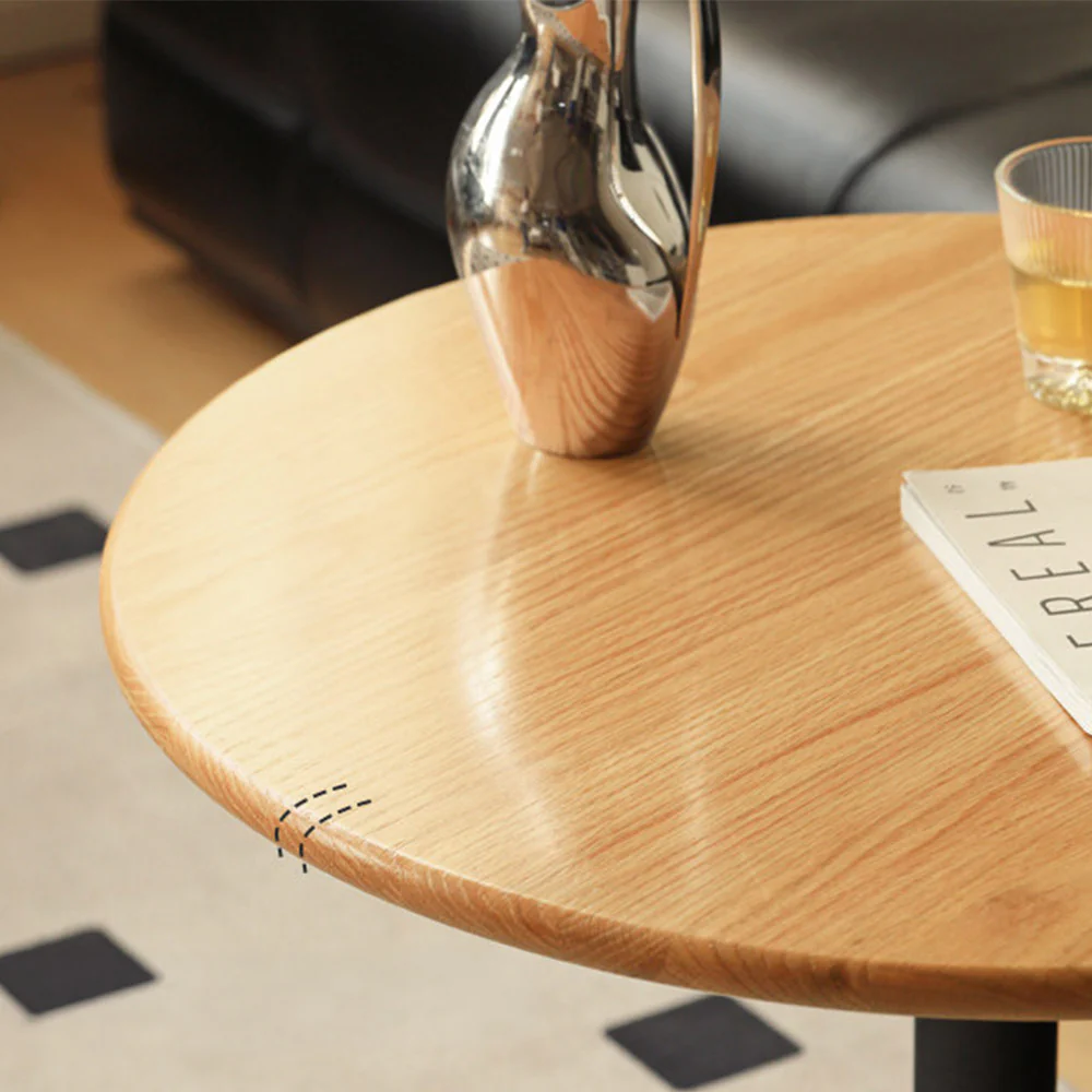 Siliqua Solid Hardwood Side Table - Image 10