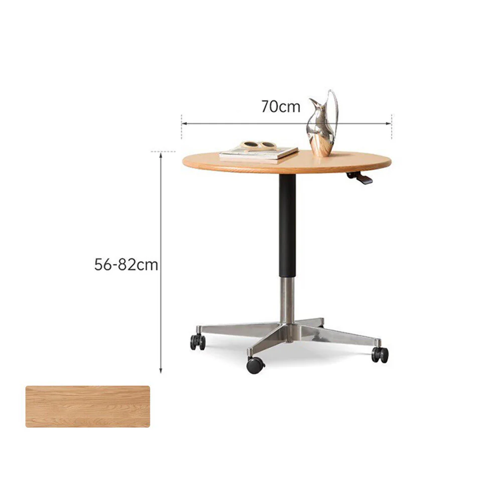 Siliqua Solid Hardwood Side Table - Image 13