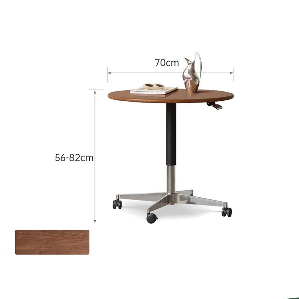 Siliqua Solid Hardwood Side Table - Image 15