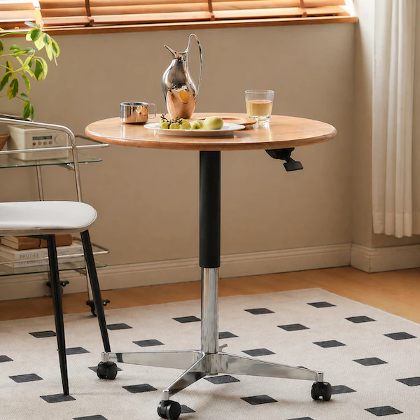 Siliqua Solid Hardwood Side Table - Image 6