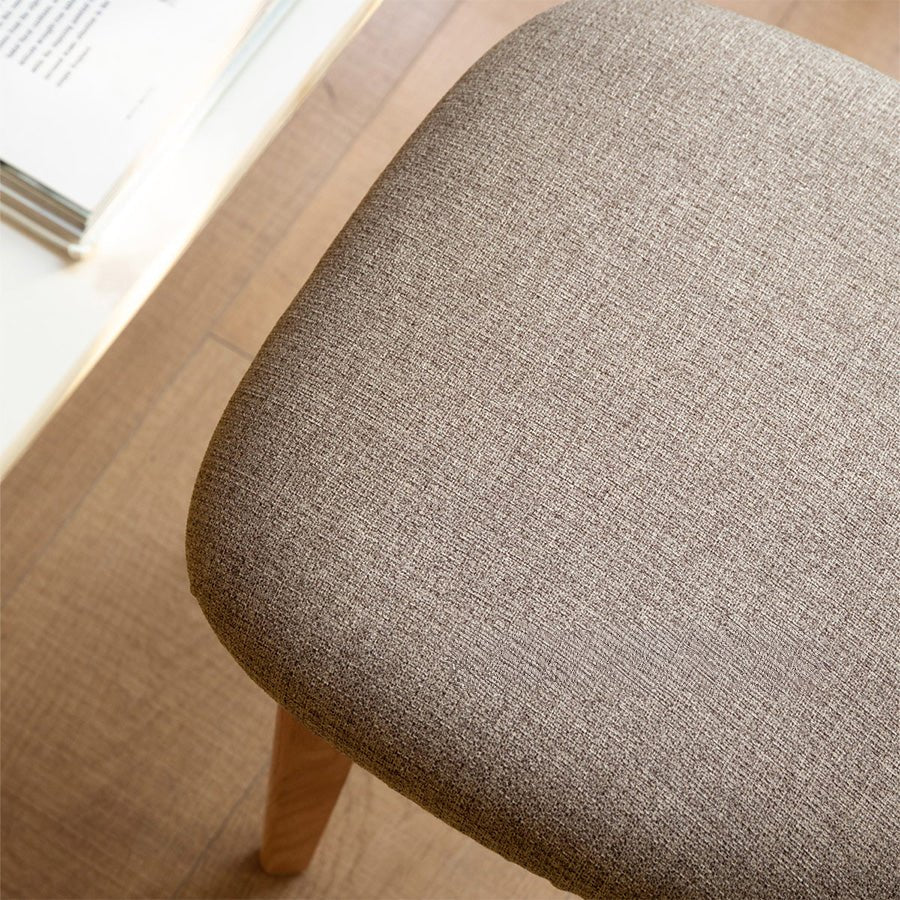 Sion Natural Solid Oak Dining Chair with Cushion - Image 5