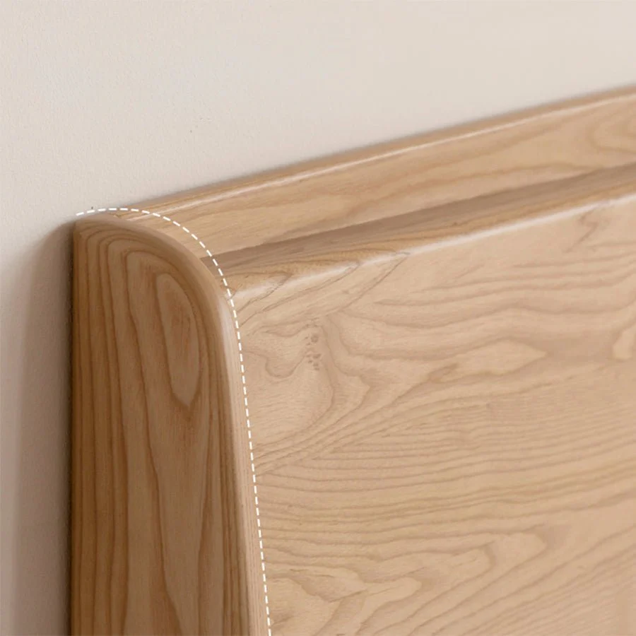Sofia Natural Solid Ash Bed Frame - Image 3