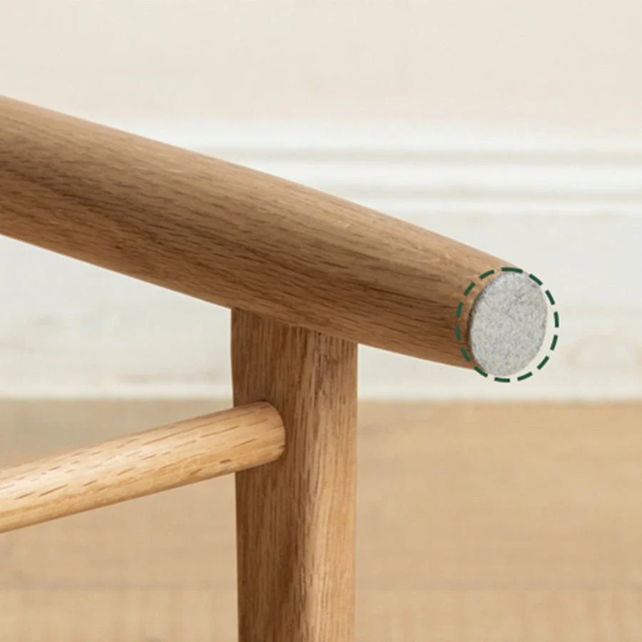 Solna Natural Solid Oak Shoe Bench - Image 5