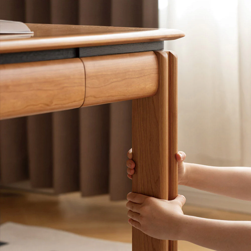 Tarfala Natural Solid Cherry Large Work Station - Image 10