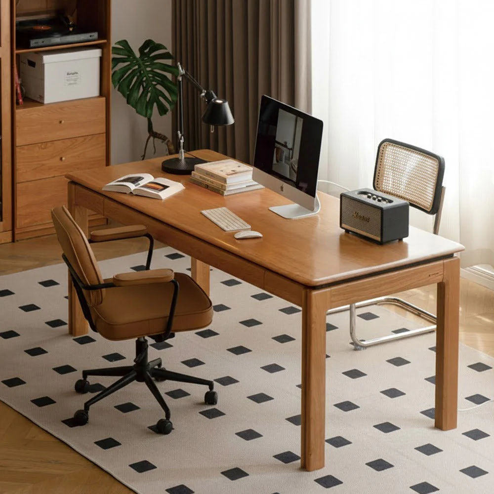 Tarfala Natural Solid Cherry Large Work Station - Image 4
