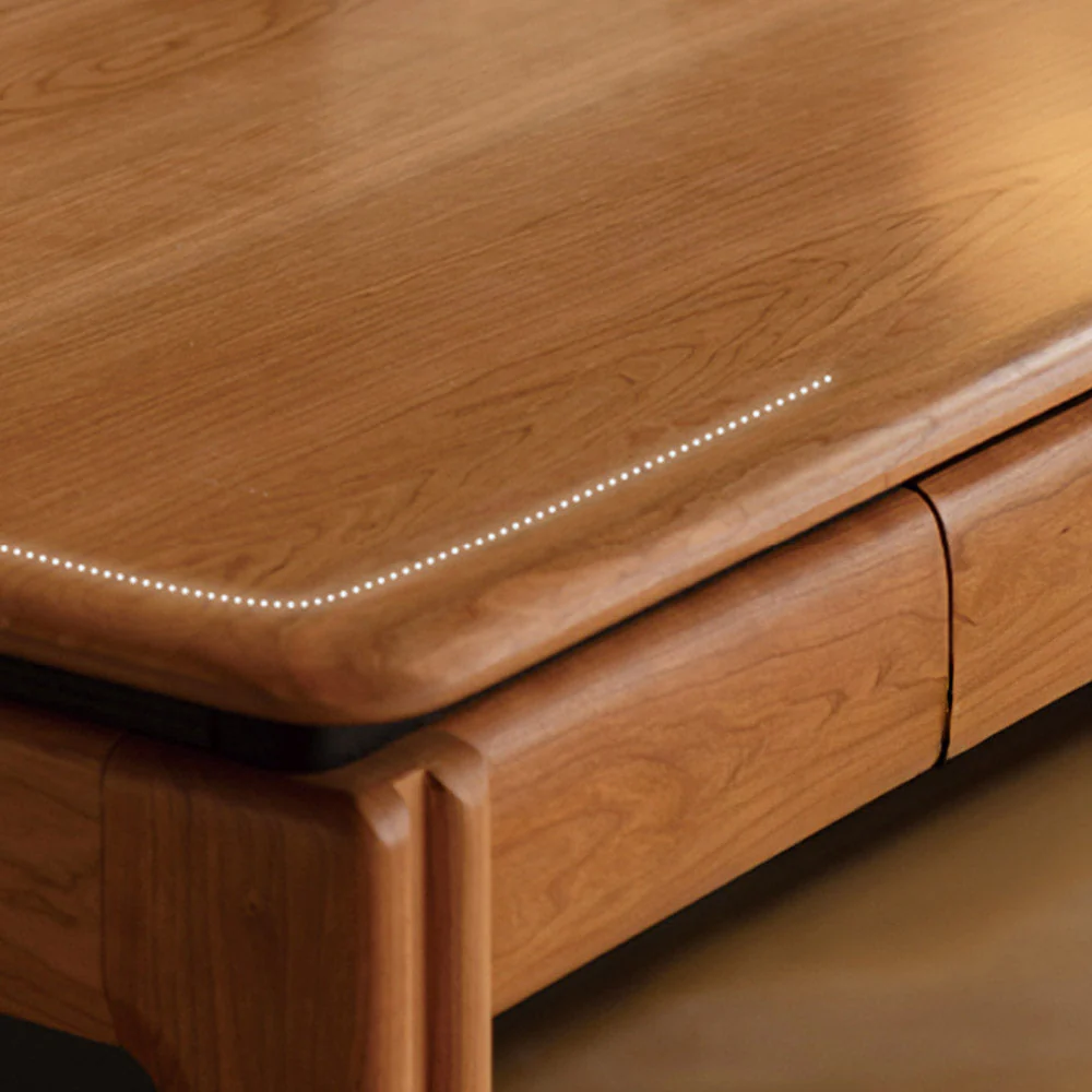Tarfala Natural Solid Cherry Large Work Station - Image 5