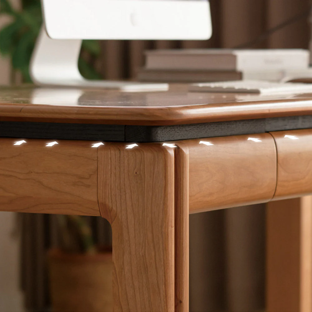Tarfala Natural Solid Cherry Large Work Station - Image 7