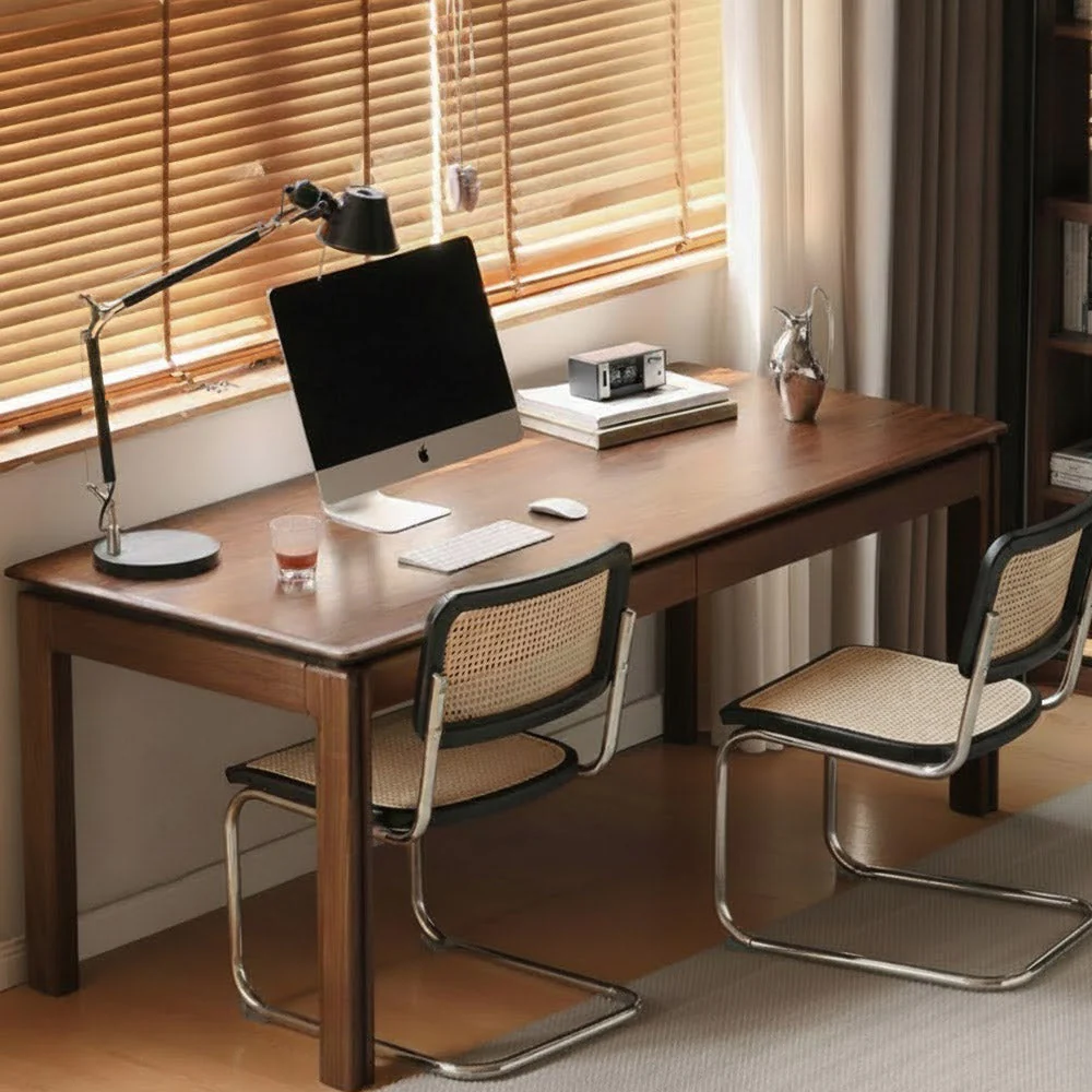 Tarfala Natural Solid Walnut Large Work Station