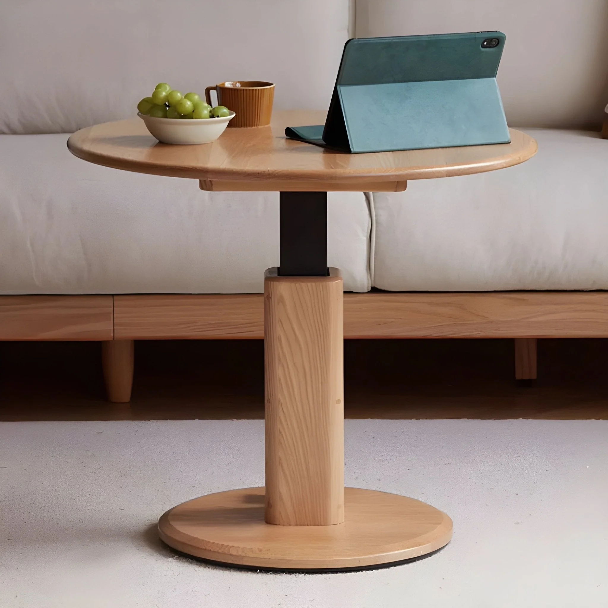 Tome Solid Wood Height Adjustable Coffee Table - Image 5