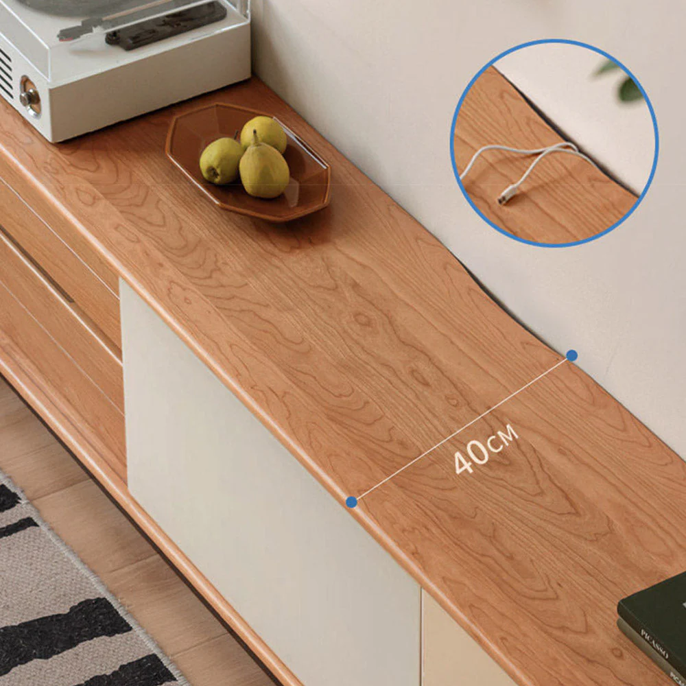 Tonnac Solid Cherry Entertainment Unit - Image 3