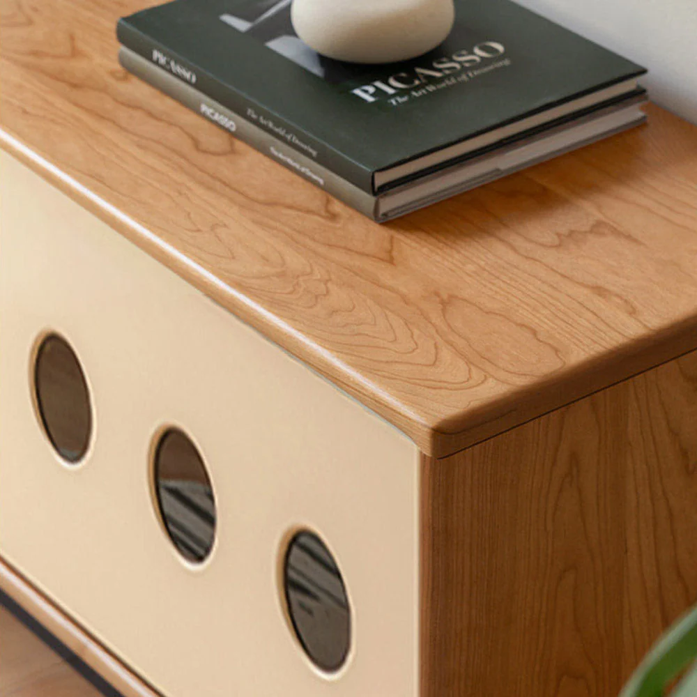 Tonnac Solid Cherry Entertainment Unit - Image 4