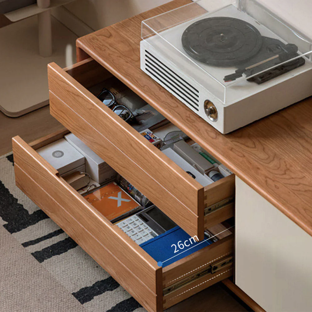 Tonnac Solid Cherry Entertainment Unit - Image 5