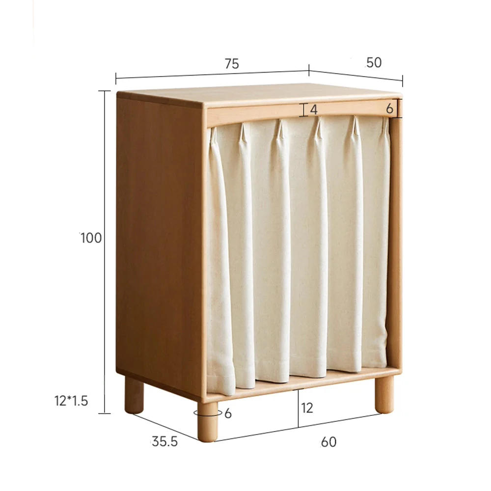 Urban Kidz Natural Solid Beech Modular Chest of Drawers - Image 12