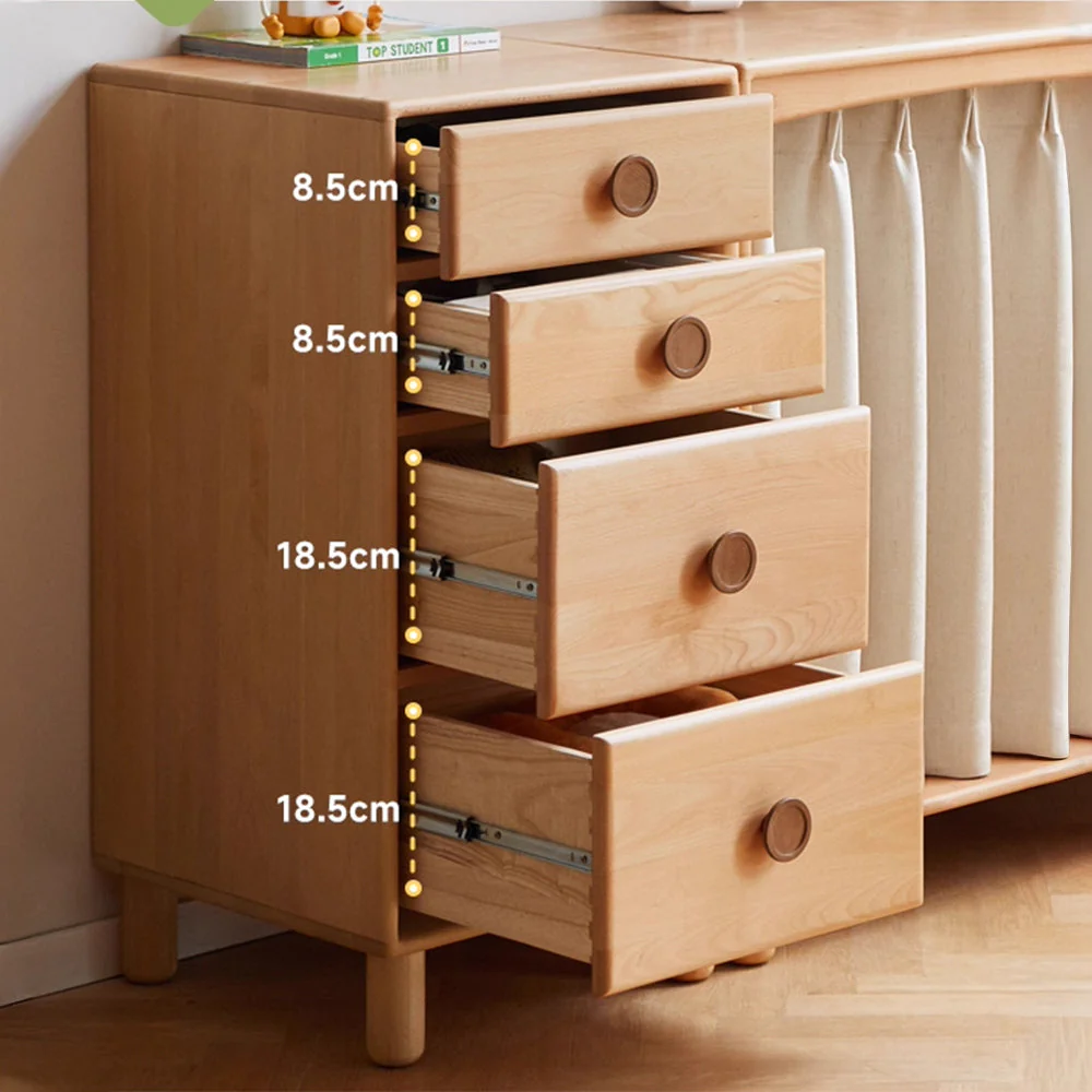 Urban Kidz Natural Solid Beech Modular Chest of Drawers - Image 8