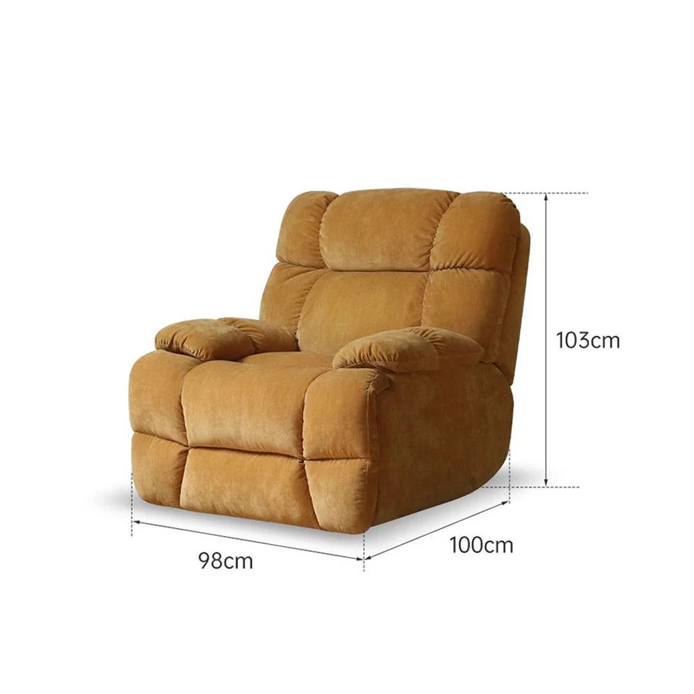 Vacone Chenille Recliner Sofa - Image 10