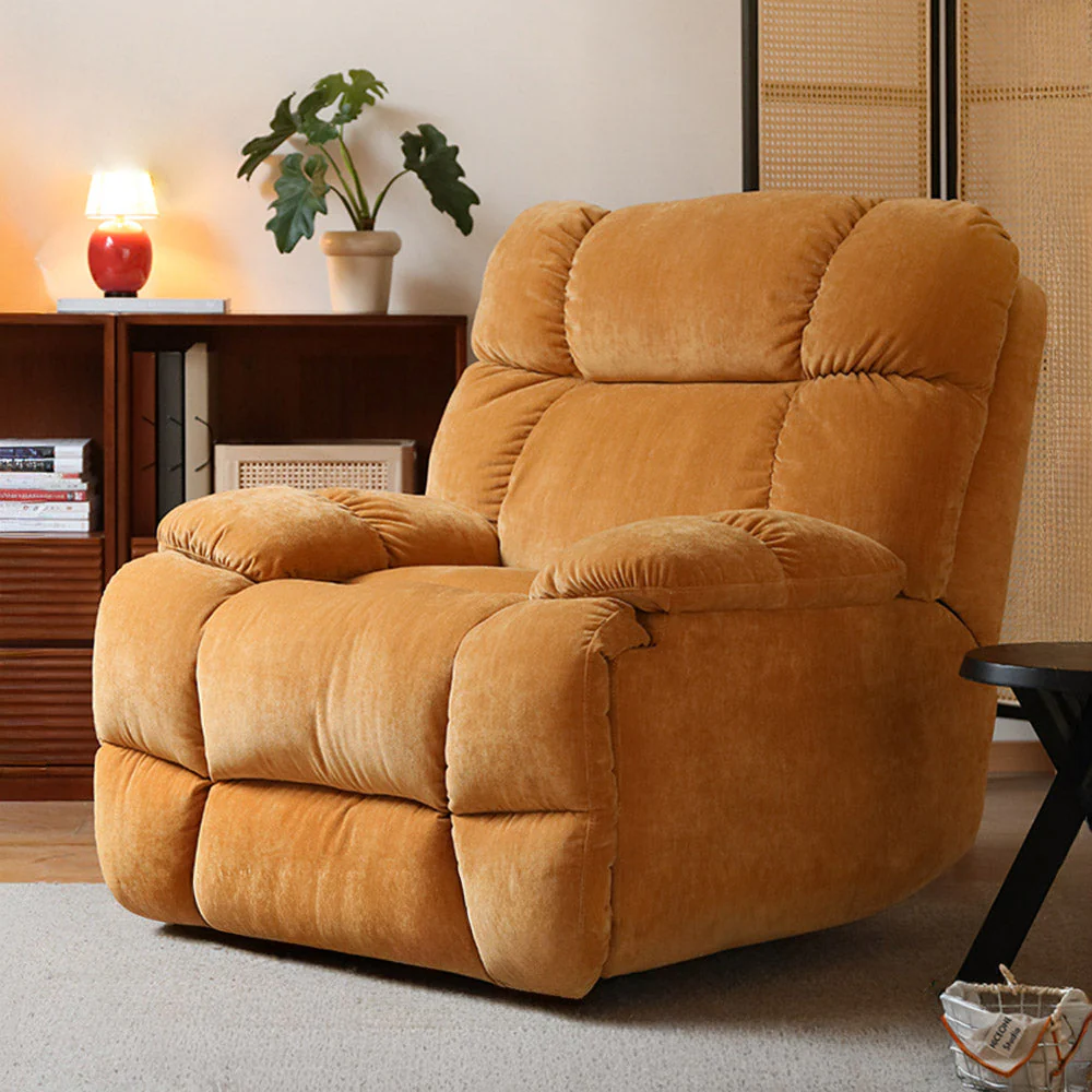 Vacone Chenille Recliner Sofa - Image 3