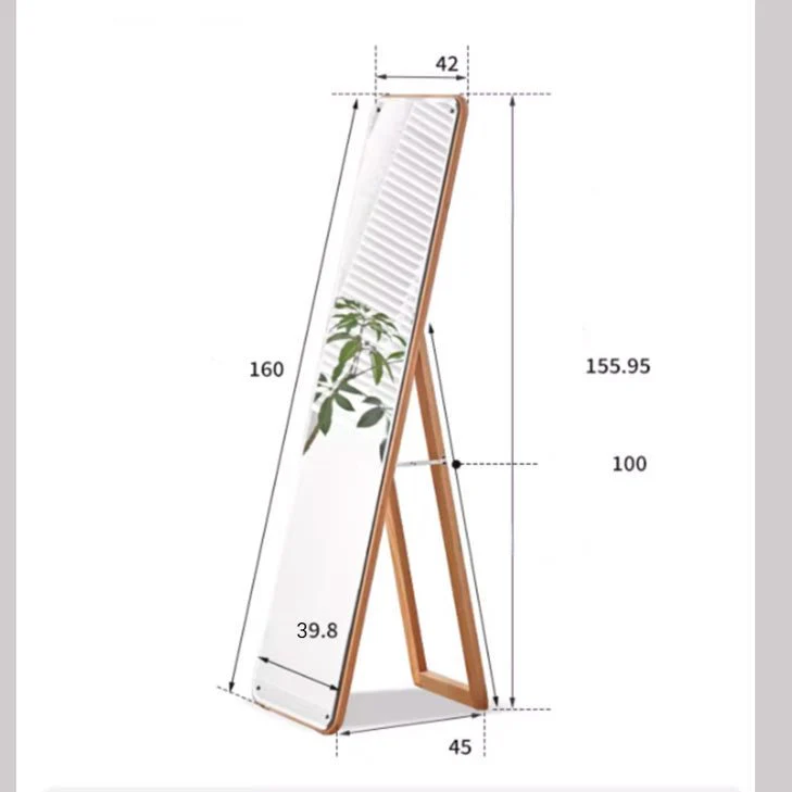 Vejle Solid Oak Dressing Mirror - Image 7