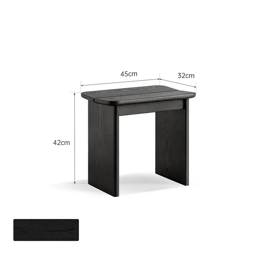 Vernio Solid Ash Stool - Image 12