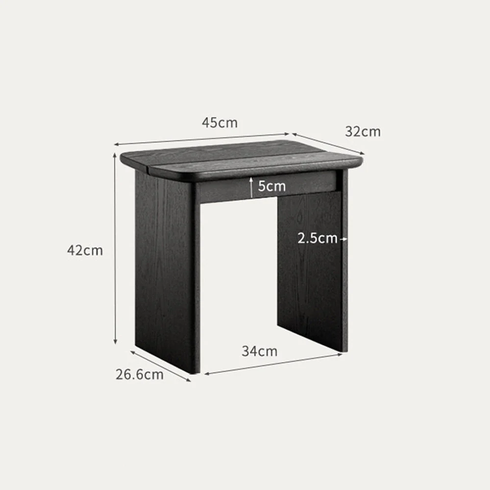 Vernio Solid Ash Stool - Image 13