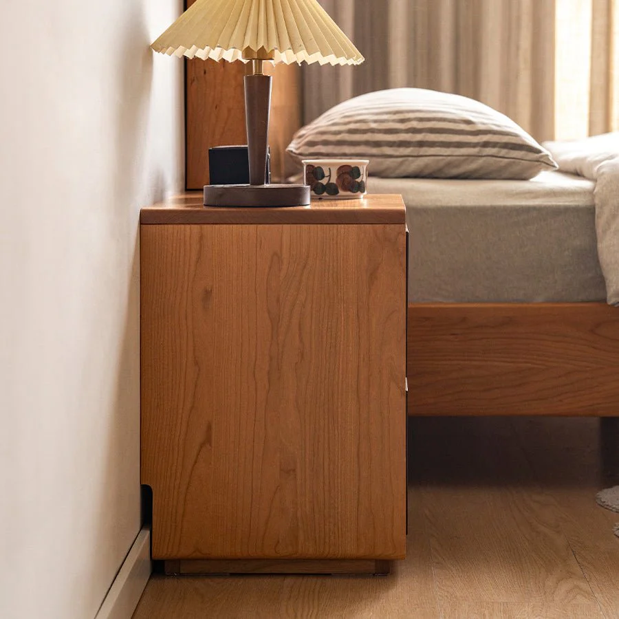 Viviez Colour Matching Floor Standing Bedside Table - Image 7