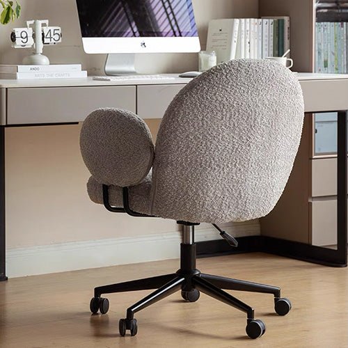 Vivo Ergonomic Faux Shearling Study Chair - Image 6