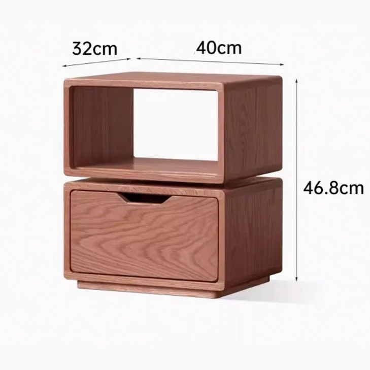 Warburg Natural Solid Oak Side Table - Image 7