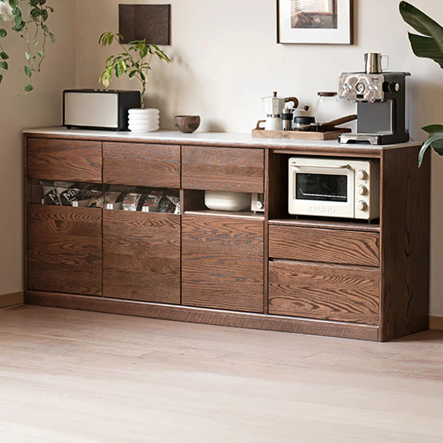 Warburg Natural Solid Oak Sideboard - Image 3