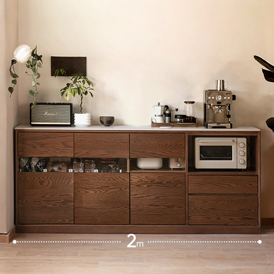 Warburg Natural Solid Oak Sideboard - Image 4