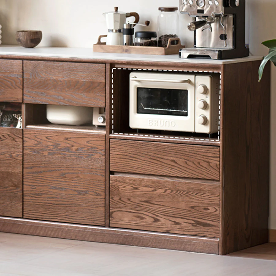Warburg Natural Solid Oak Sideboard - Image 5