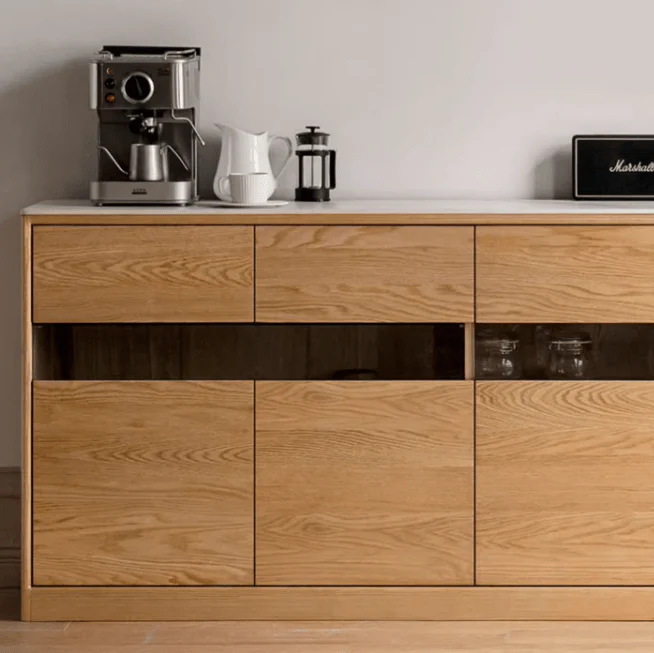 Warburg Natural Solid Oak Sideboard - Image 6