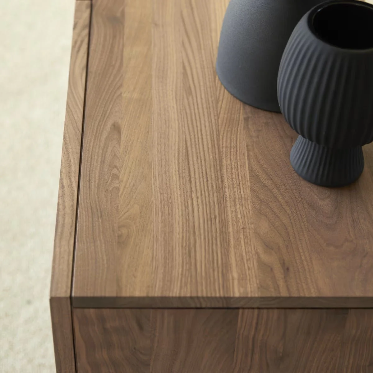 Wiltz Natural Solid Walnut Sideboard - Image 5